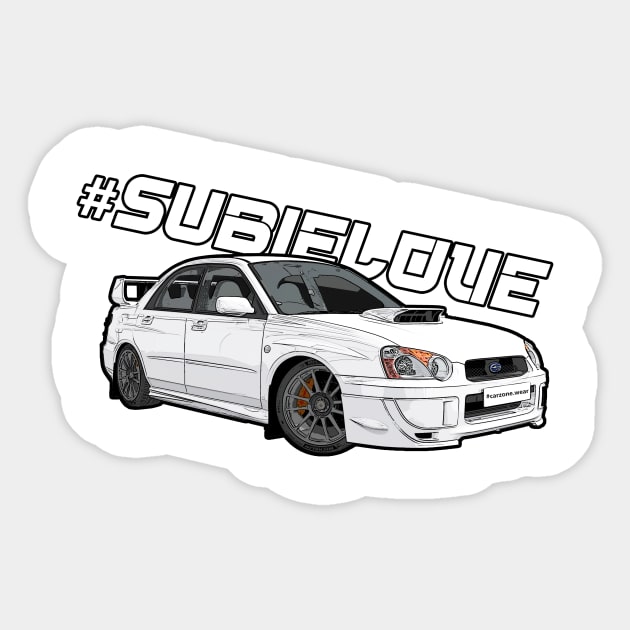 Subaru stickers top